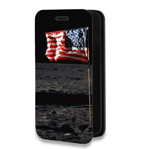Дизайнерский горизонтальный чехол-книжка для Nokia 1.4 Флаг США