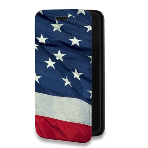 Дизайнерский горизонтальный чехол-книжка для Samsung Galaxy S10 Lite Флаг США