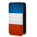 Дизайнерский горизонтальный чехол-книжка для Iphone 14 Pro Max Флаг Франции