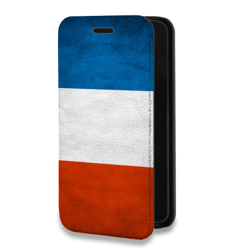 Дизайнерский горизонтальный чехол-книжка для Xiaomi RedMi Note 10 Флаг Франции