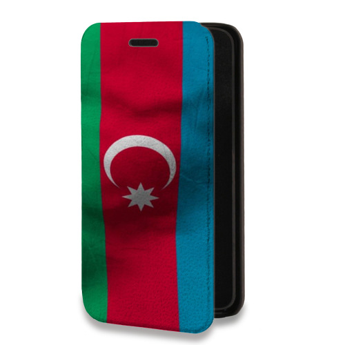 Дизайнерский горизонтальный чехол-книжка для Xiaomi RedMi 9A Флаг Азербайджана