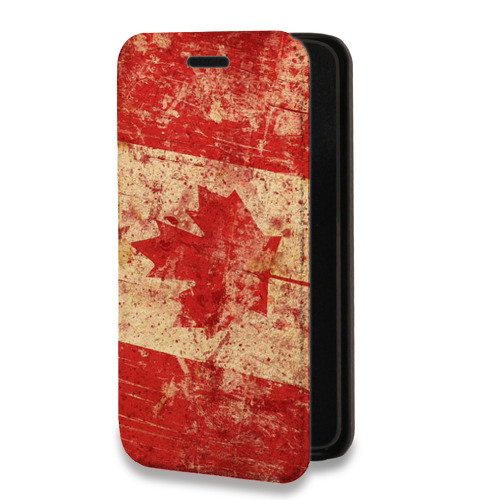 Дизайнерский горизонтальный чехол-книжка для Iphone 11 Pro Флаг Канады