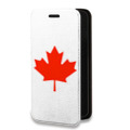 Дизайнерский горизонтальный чехол-книжка для Realme 7 Флаг Канады
