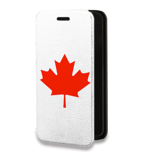 Дизайнерский горизонтальный чехол-книжка для Huawei Mate 10 Pro Флаг Канады
