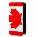 Дизайнерский горизонтальный чехол-книжка для Realme 7 Pro Флаг Канады
