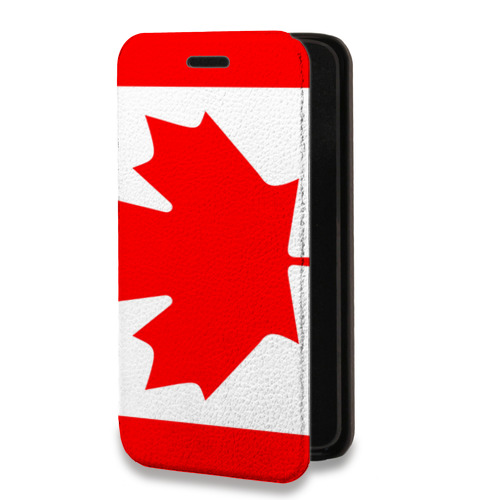 Дизайнерский горизонтальный чехол-книжка для Xiaomi Redmi 10 Флаг Канады