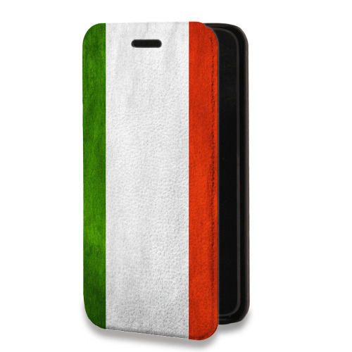 Дизайнерский горизонтальный чехол-книжка для Iphone 14 Флаг Италии