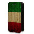 Дизайнерский горизонтальный чехол-книжка для Realme Narzo 30 5G Флаг Италии