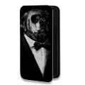Дизайнерский горизонтальный чехол-книжка для Iphone 14 Pro Max Хищные джентльмены
