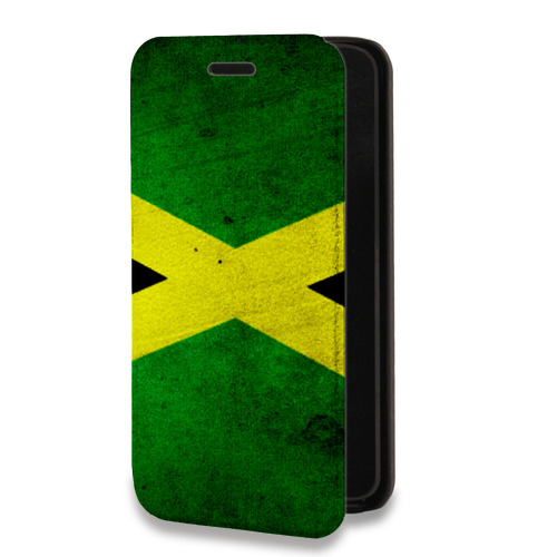 Дизайнерский горизонтальный чехол-книжка для Nokia 7 Флаг Ямайки