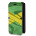 Дизайнерский горизонтальный чехол-книжка для Iphone 14 Pro Max Флаг Ямайки