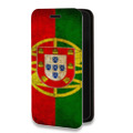Дизайнерский горизонтальный чехол-книжка для Samsung Galaxy M20 Флаг Португалии