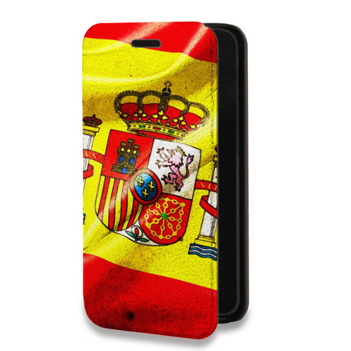 Дизайнерский горизонтальный чехол-книжка для ASUS ZenFone 6 ZS630KL Флаг Испании