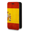 Дизайнерский горизонтальный чехол-книжка для Realme 7 Флаг Испании