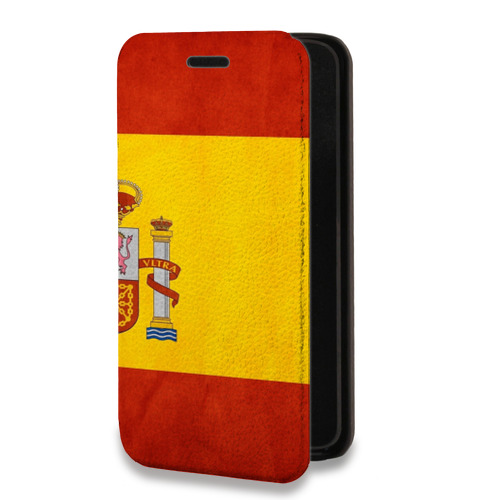 Дизайнерский горизонтальный чехол-книжка для Realme 7 Pro Флаг Испании
