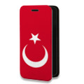 Дизайнерский горизонтальный чехол-книжка для Samsung Galaxy A73 5G Флаг Турции