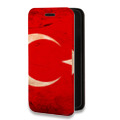 Дизайнерский горизонтальный чехол-книжка для Huawei Honor 50 Флаг Турции