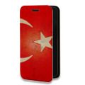 Дизайнерский горизонтальный чехол-книжка для Lenovo A6000 Флаг Турции