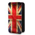Дизайнерский горизонтальный чехол-книжка для Tecno Spark 8C Флаг Британии