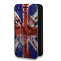 Дизайнерский горизонтальный чехол-книжка для Samsung Galaxy M20 Флаг Британии