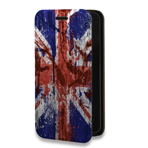 Дизайнерский горизонтальный чехол-книжка для OnePlus 8T Флаг Британии