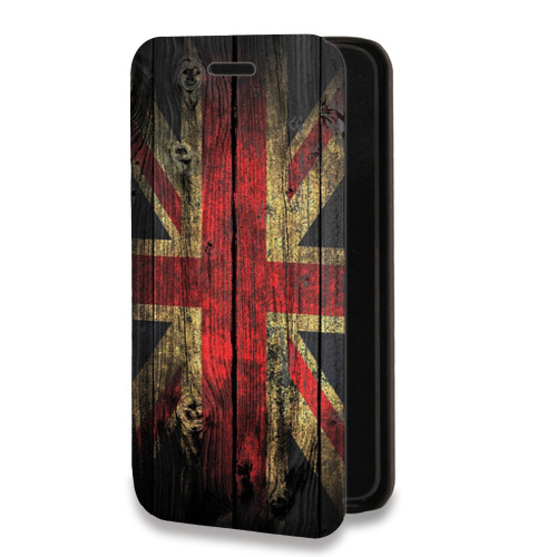 Дизайнерский горизонтальный чехол-книжка для Iphone 6/6s Флаг Британии