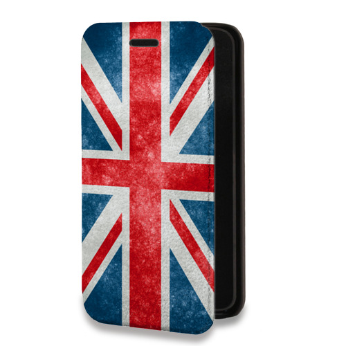 Дизайнерский горизонтальный чехол-книжка для Tecno Spark 8C Флаг Британии