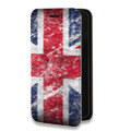 Дизайнерский горизонтальный чехол-книжка для Huawei Honor 50 Lite Флаг Британии