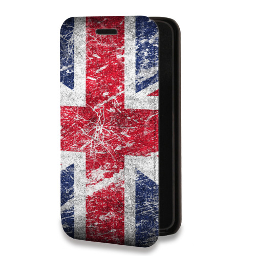 Дизайнерский горизонтальный чехол-книжка для Huawei Honor 50 Lite Флаг Британии