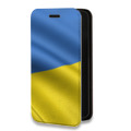 Дизайнерский горизонтальный чехол-книжка для Meizu 16th Plus Флаг Украины
