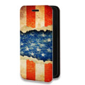 Дизайнерский горизонтальный чехол-книжка для Realme 7 Флаг США