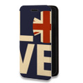 Дизайнерский горизонтальный чехол-книжка для Samsung Galaxy S10 Флаг Британии