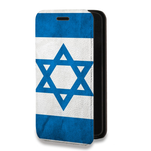 Дизайнерский горизонтальный чехол-книжка для Samsung Galaxy S22 Ultra Флаг Израиля