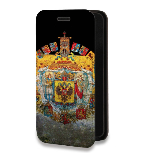 Дизайнерский горизонтальный чехол-книжка для Xiaomi Mi Note 10 Российский флаг