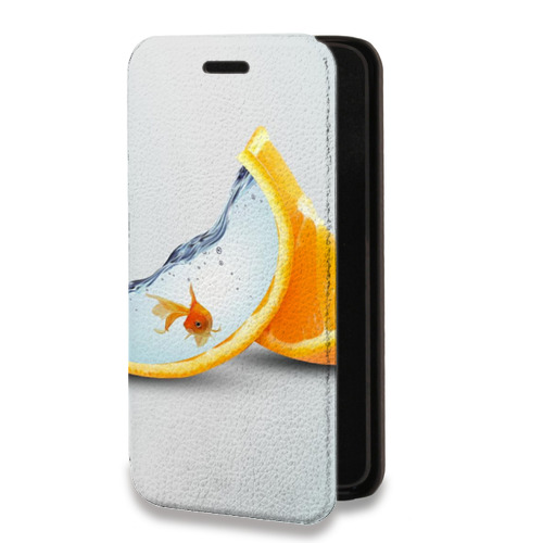 Дизайнерский горизонтальный чехол-книжка для Iphone 11 Pro Max Апельсины