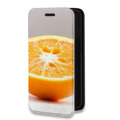 Дизайнерский горизонтальный чехол-книжка для Tecno Spark 8C Апельсины