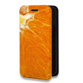 Дизайнерский горизонтальный чехол-книжка для Alcatel One Touch Idol 2 mini Апельсины