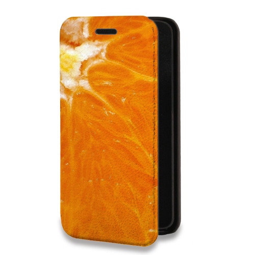 Дизайнерский горизонтальный чехол-книжка для Realme 7 Апельсины