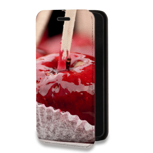 Дизайнерский горизонтальный чехол-книжка для OnePlus 8T Вишня