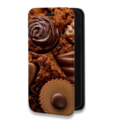 Дизайнерский горизонтальный чехол-книжка для Iphone 11 Pro Max Конфеты