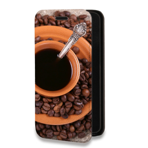 Дизайнерский горизонтальный чехол-книжка для Samsung Galaxy S20 FE Кофе напиток