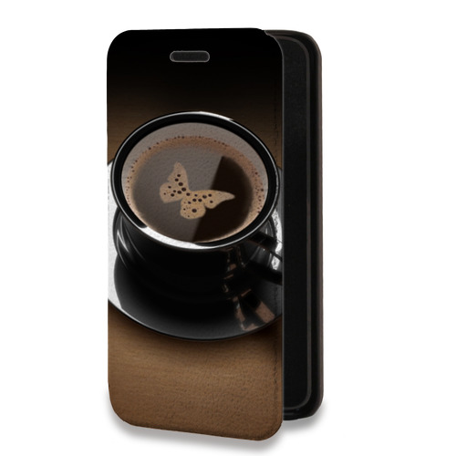 Дизайнерский горизонтальный чехол-книжка для Meizu M5 Кофе напиток