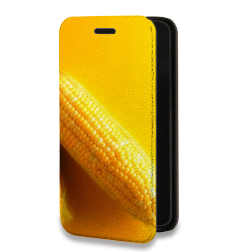 Дизайнерский горизонтальный чехол-книжка для Iphone 14 Кукуруза