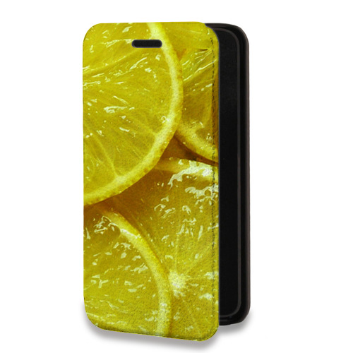 Дизайнерский горизонтальный чехол-книжка для Iphone 11 Pro Лимон