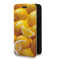 Дизайнерский горизонтальный чехол-книжка для Realme 7 Pro Лимон