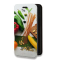 Дизайнерский горизонтальный чехол-книжка для Iphone 11 Pro Max Овощи