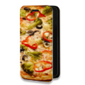 Дизайнерский горизонтальный чехол-книжка для Huawei Honor 30 Пицца