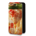 Дизайнерский горизонтальный чехол-книжка для Alcatel One Touch Idol 2 mini Пицца