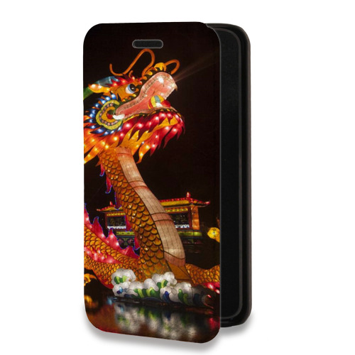 Дизайнерский горизонтальный чехол-книжка для Iphone 7 Китайский Новый Год