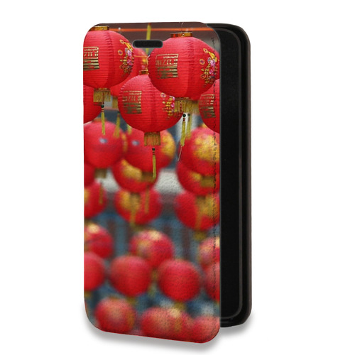 Дизайнерский горизонтальный чехол-книжка для Huawei Y5p Китайский Новый Год